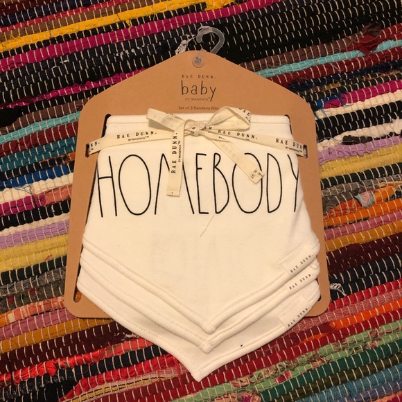 Rae Dunn Other - 🆕 Rae Dunn Set of 3 Baby Bandana Bibs